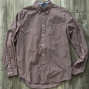 Men’s gingham dress shirt